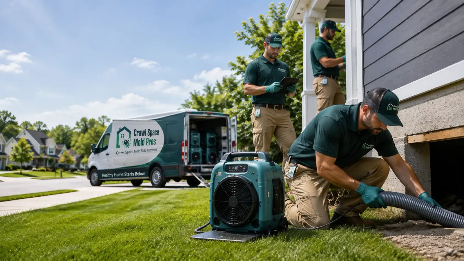 Crawl Space Mold Removal in Iona, MN